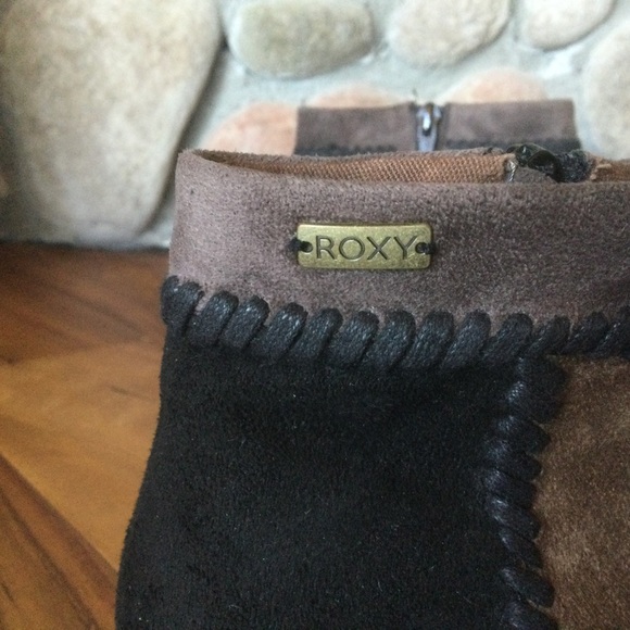 ✔️ Roxy Devlin Suede Booties Ladies Size 8.5 - Picture 4 of 7